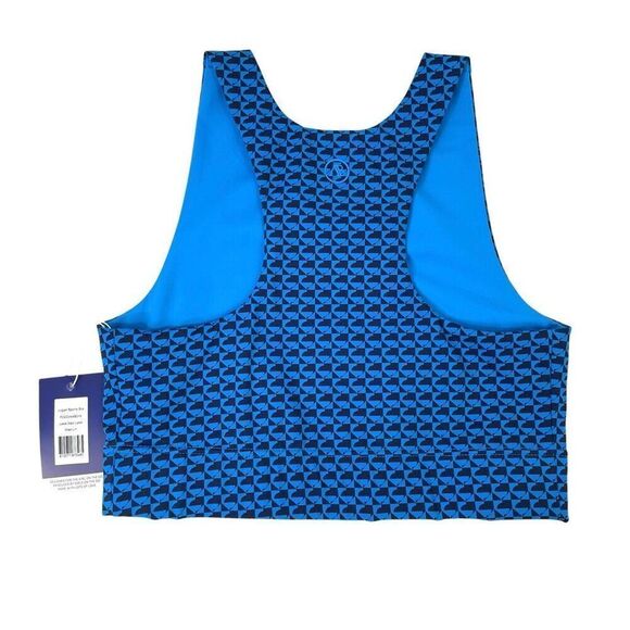 NEW Addison Bay SET Logan sport bra & flounce skorts Sz M lake geo pickleball - Picture 6 of 15